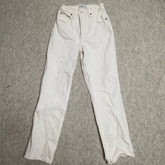 Abercrombie curve love 90s straight ultra high rise pant - Picture 1 of 2